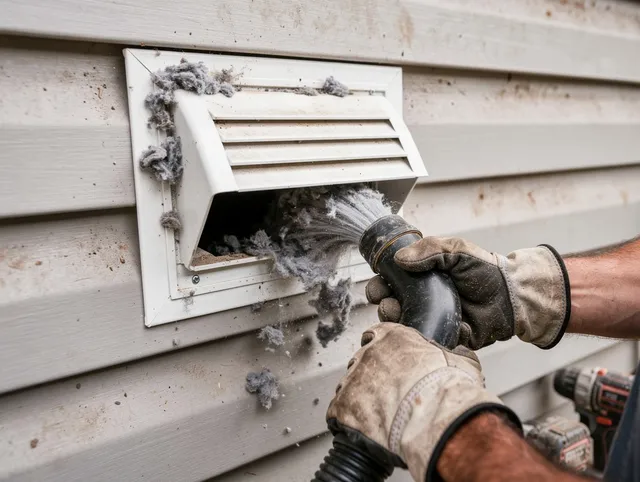 Professional dryer vent cleaning by Claremont Dryer Vent Cleaning in Claremont