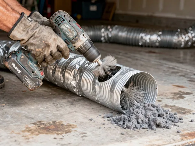 Professional duct cleaning by Claremont Dryer Vent Cleaning in Claremont