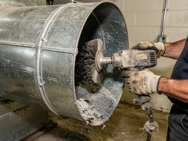 Industrial-grade dryer vent cleaning by Claremont Dryer Vent Cleaning in Claremont
