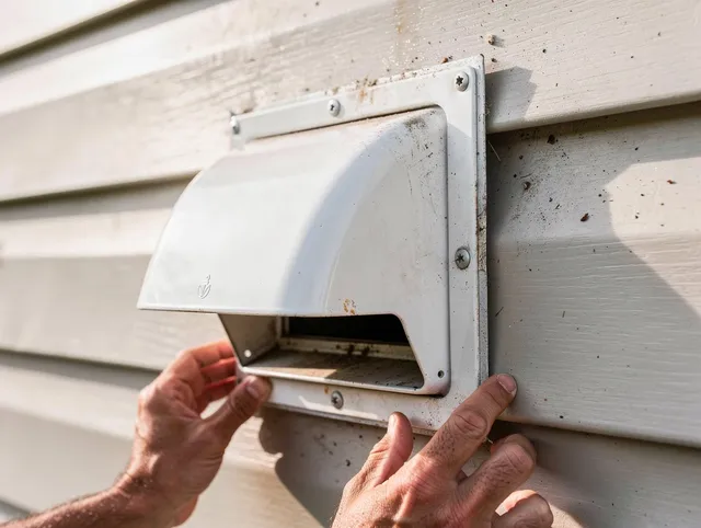 Claremont Dryer Vent Cleaning technician delivering thorough residential dryer vent cleaning service in Claremont